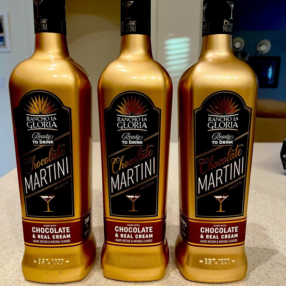 La Gloria Ranchera Chocolate Martini - 3 Bottles purchased Dec 2022 (unopened)